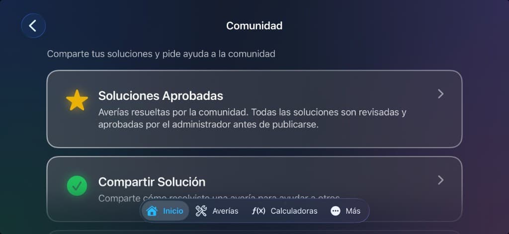 Comunidad de electricistas