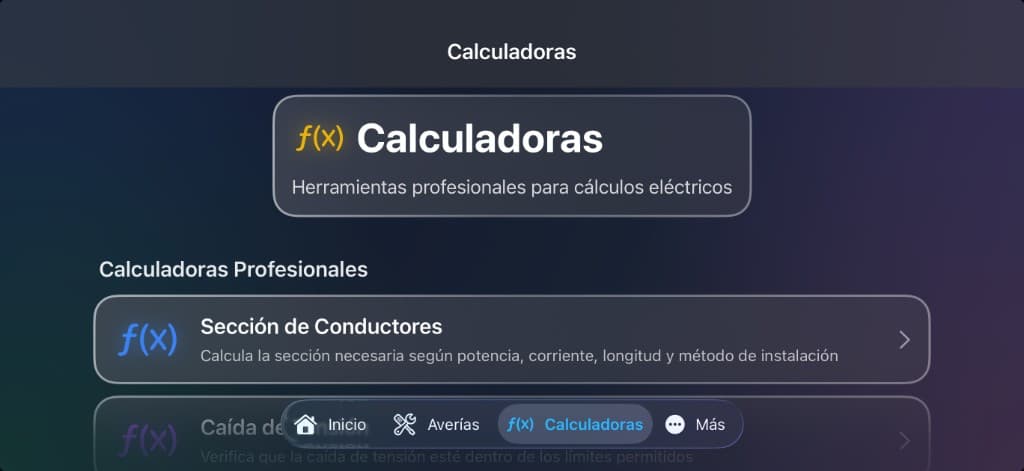 Calculadoras según normativa
